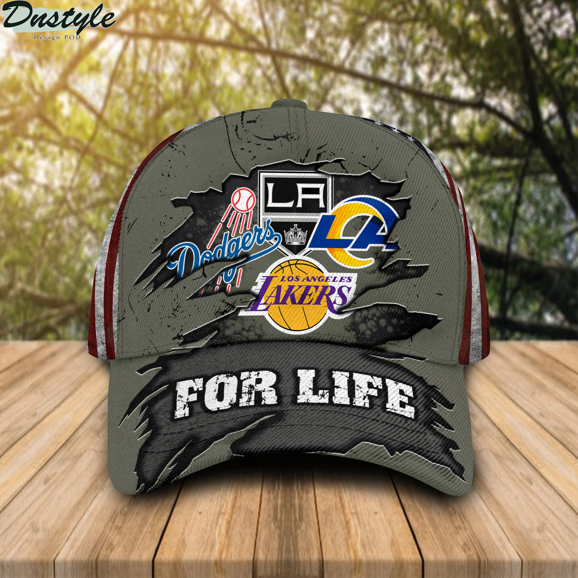 Los Angeles Dodgers Los Angeles Kings Los Angeles Lakers Los Angeles Rams For Life Cap
