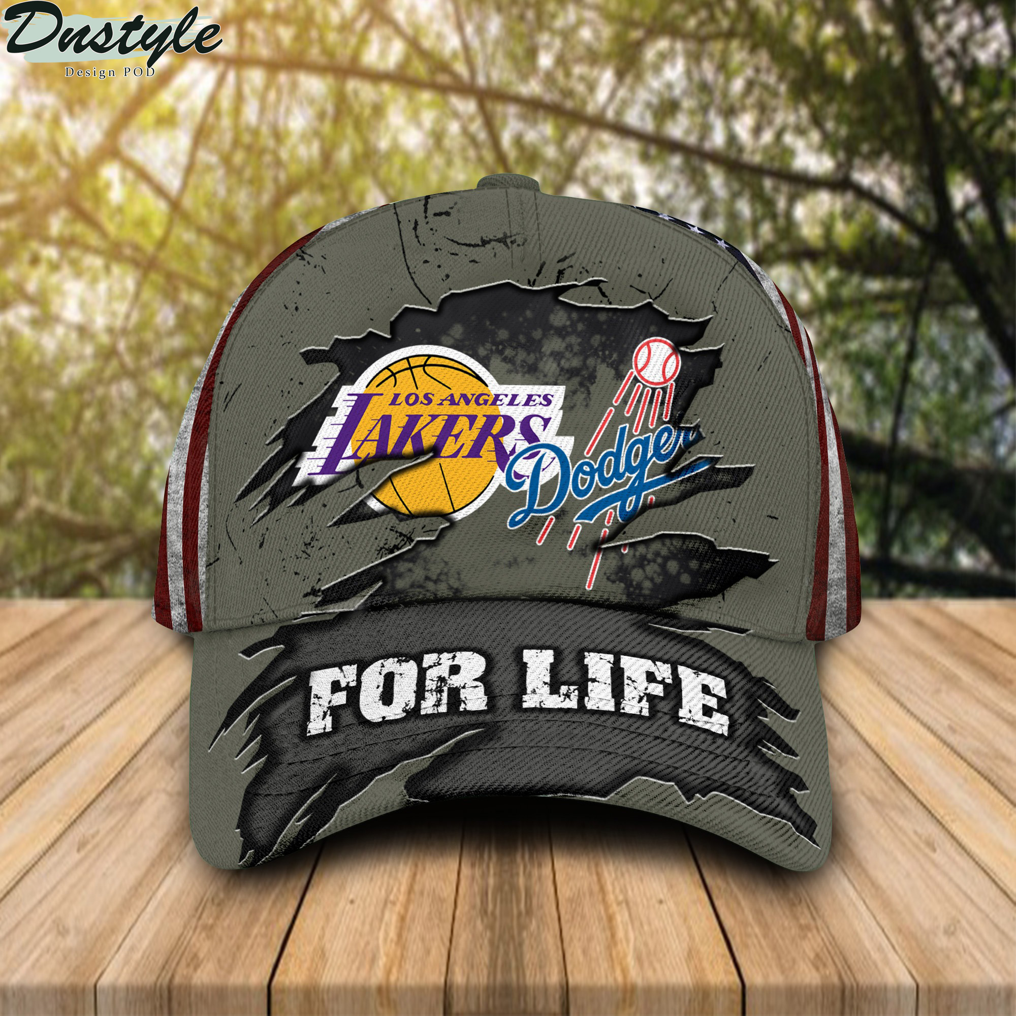 Los Angeles Dodgers Los Angeles Lakers For Life Cap