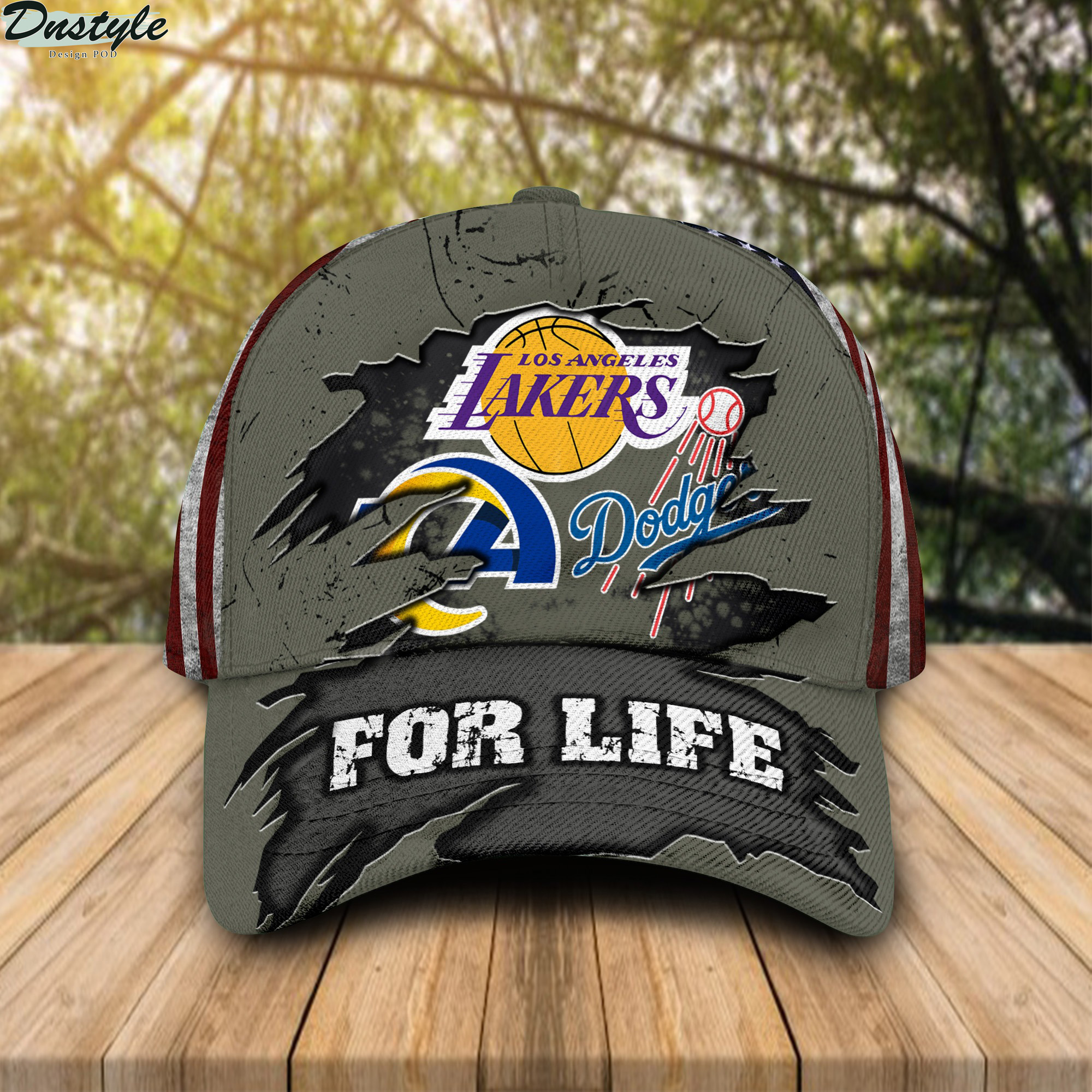 Los Angeles Dodgers Los Angeles Lakers Los Angeles Rams For Life Cap