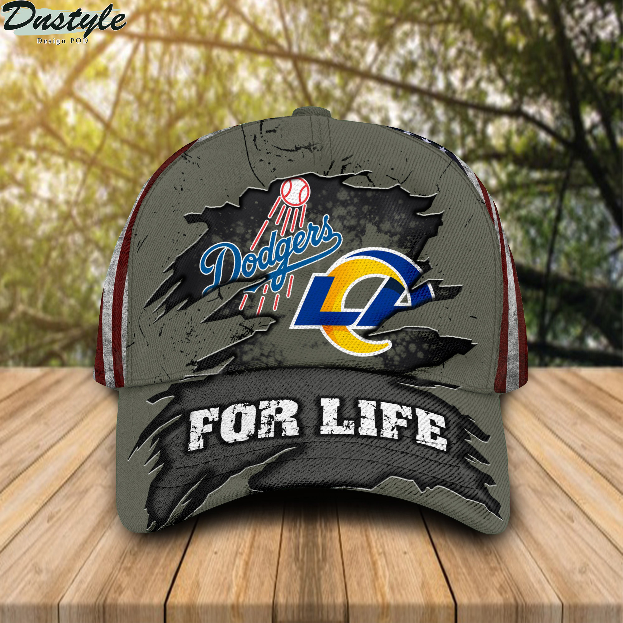 Los Angeles Dodgers Los Angeles Rams For Life Cap