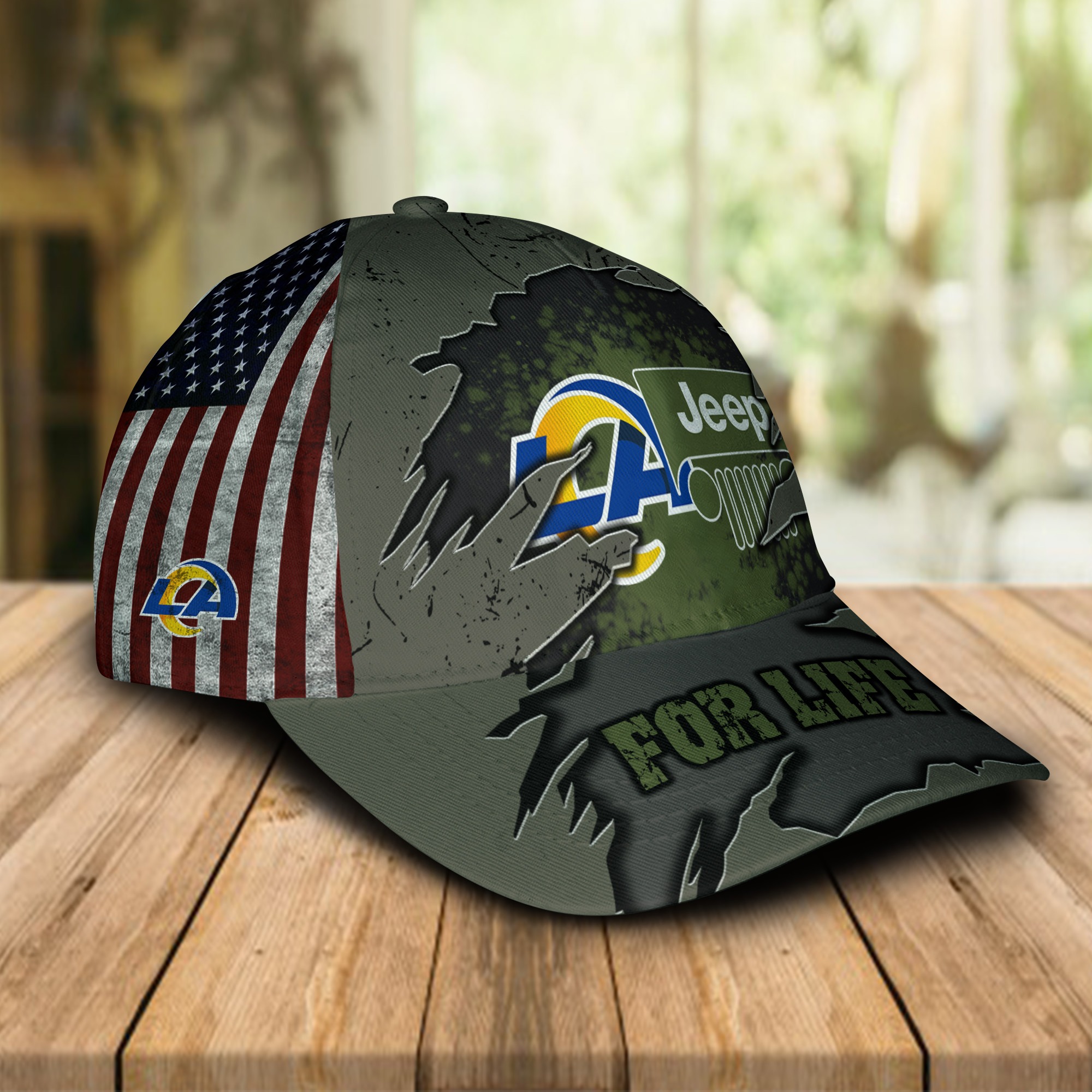 Los Angeles Rams Jeep For Life Cap 1