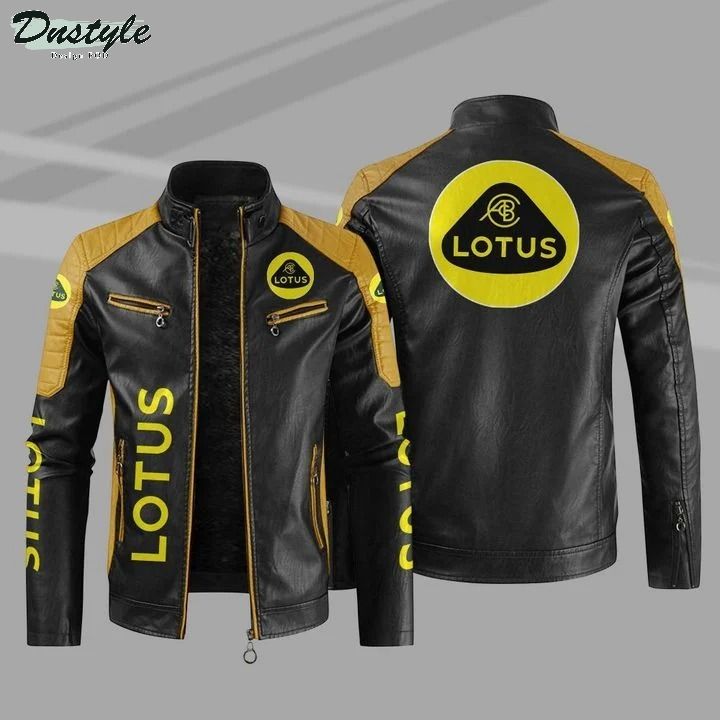 Lotus fleece leather jacket 1