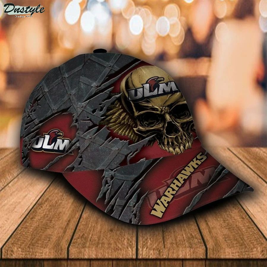 Louisiana-Monroe Warhawks skull NCAA Custom Name Classic Cap 2