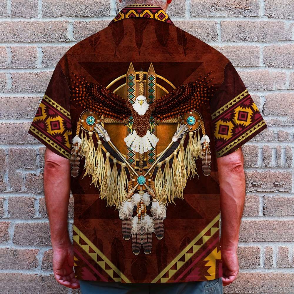 Native American Eagle Hawaiian Shirt 2