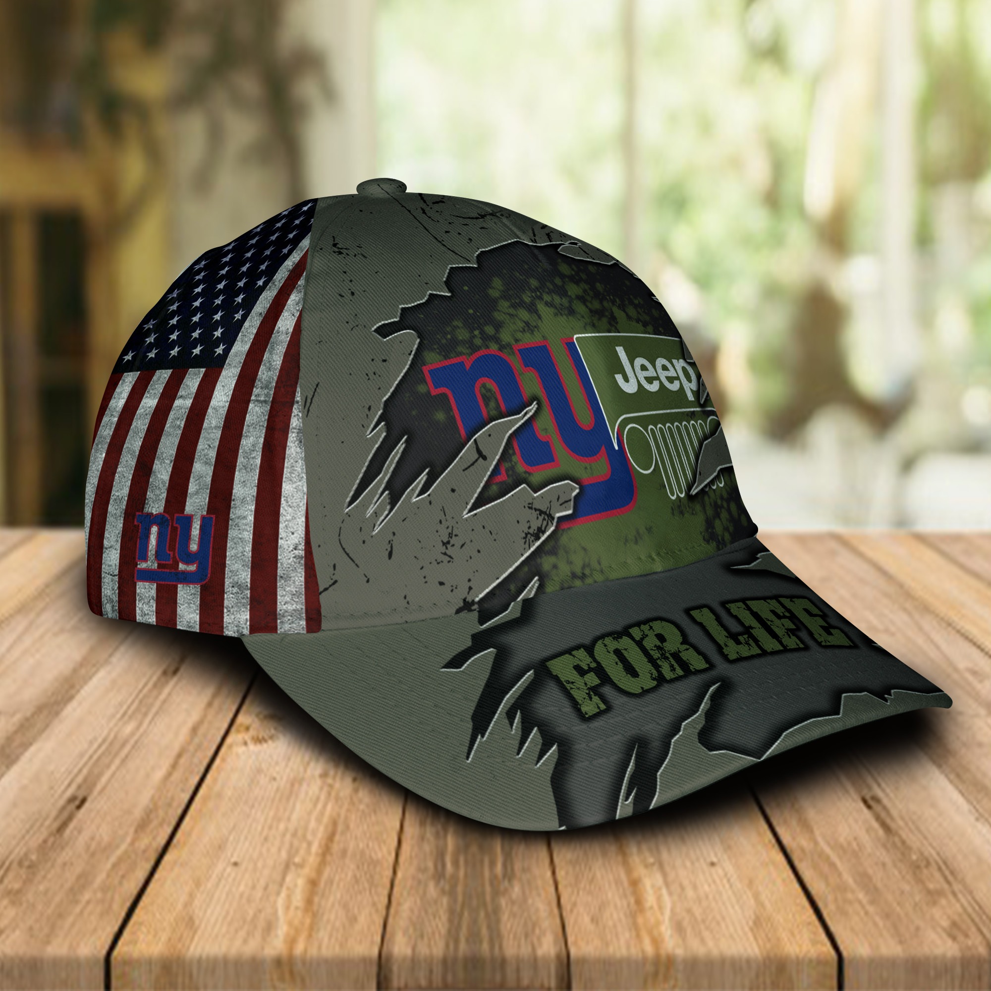 New York Giants Jeep For Life Cap