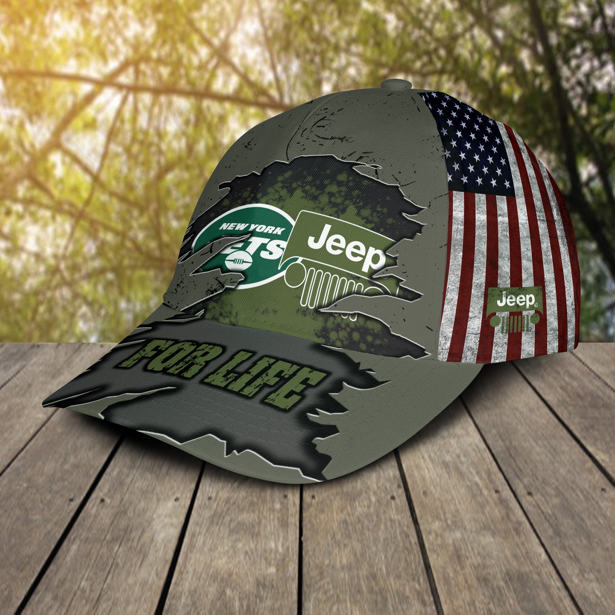 New York Jets Jeep For Life Cap 2