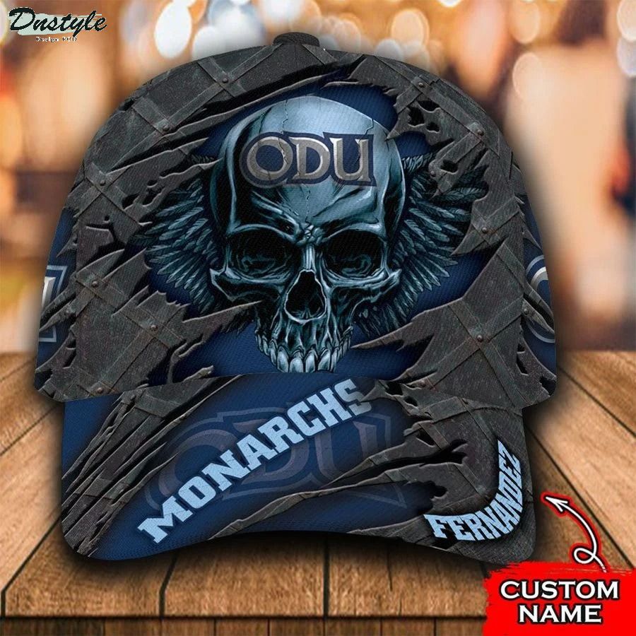 Old Dominion Monarchs skull NCAA Custom Name Classic Cap
