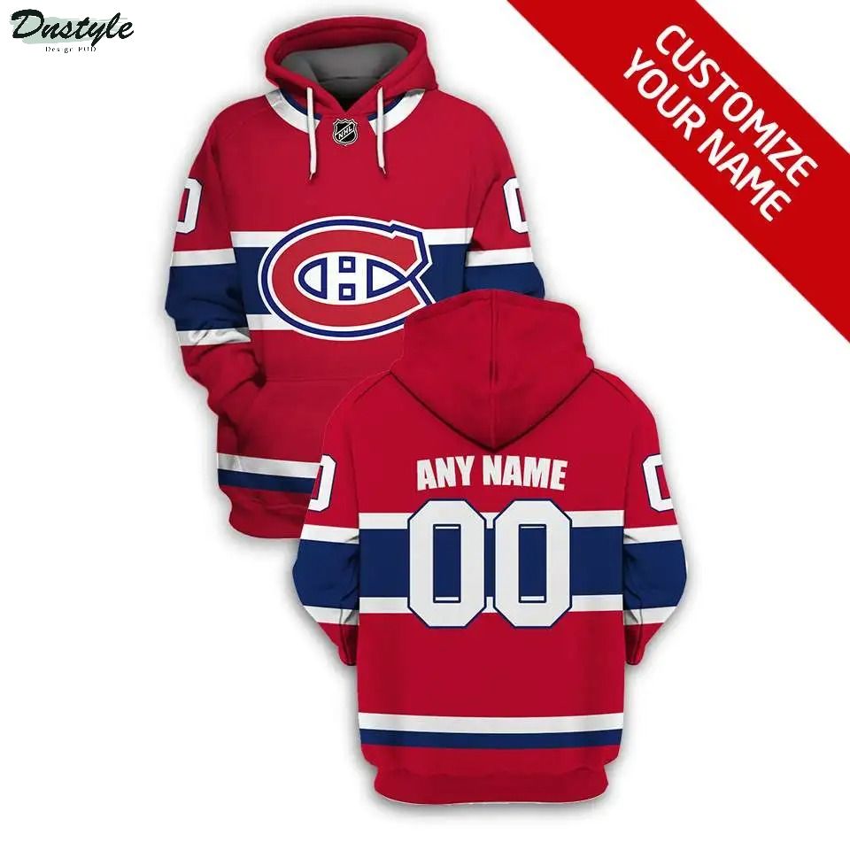Personalized Montreal Canadiens NHL 3d full printing hoodie