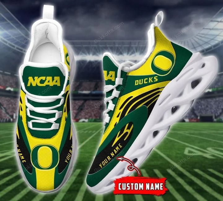 Oregon ducks NCAA personalized max soul shoes 1