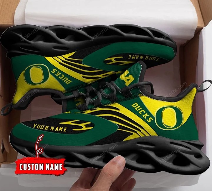 Oregon ducks NCAA personalized max soul shoes 2