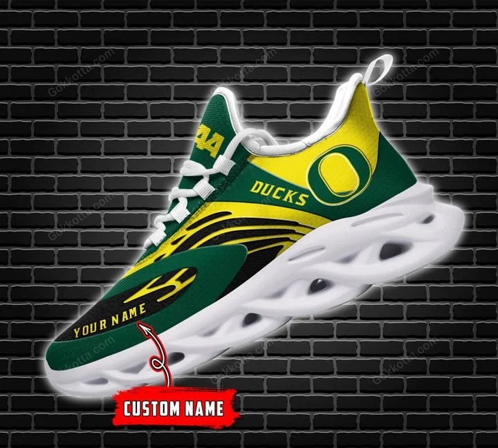 Oregon ducks NCAA personalized max soul shoes 3