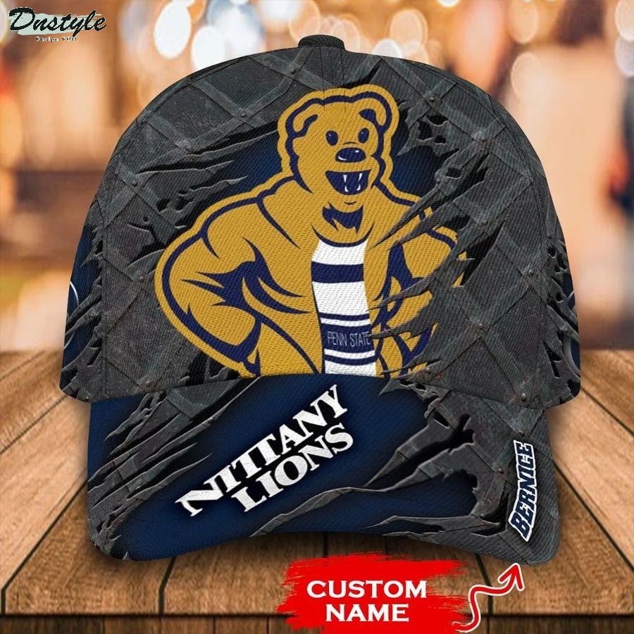 Penn State Nittany Lions skull NCAA Custom Name Classic Cap
