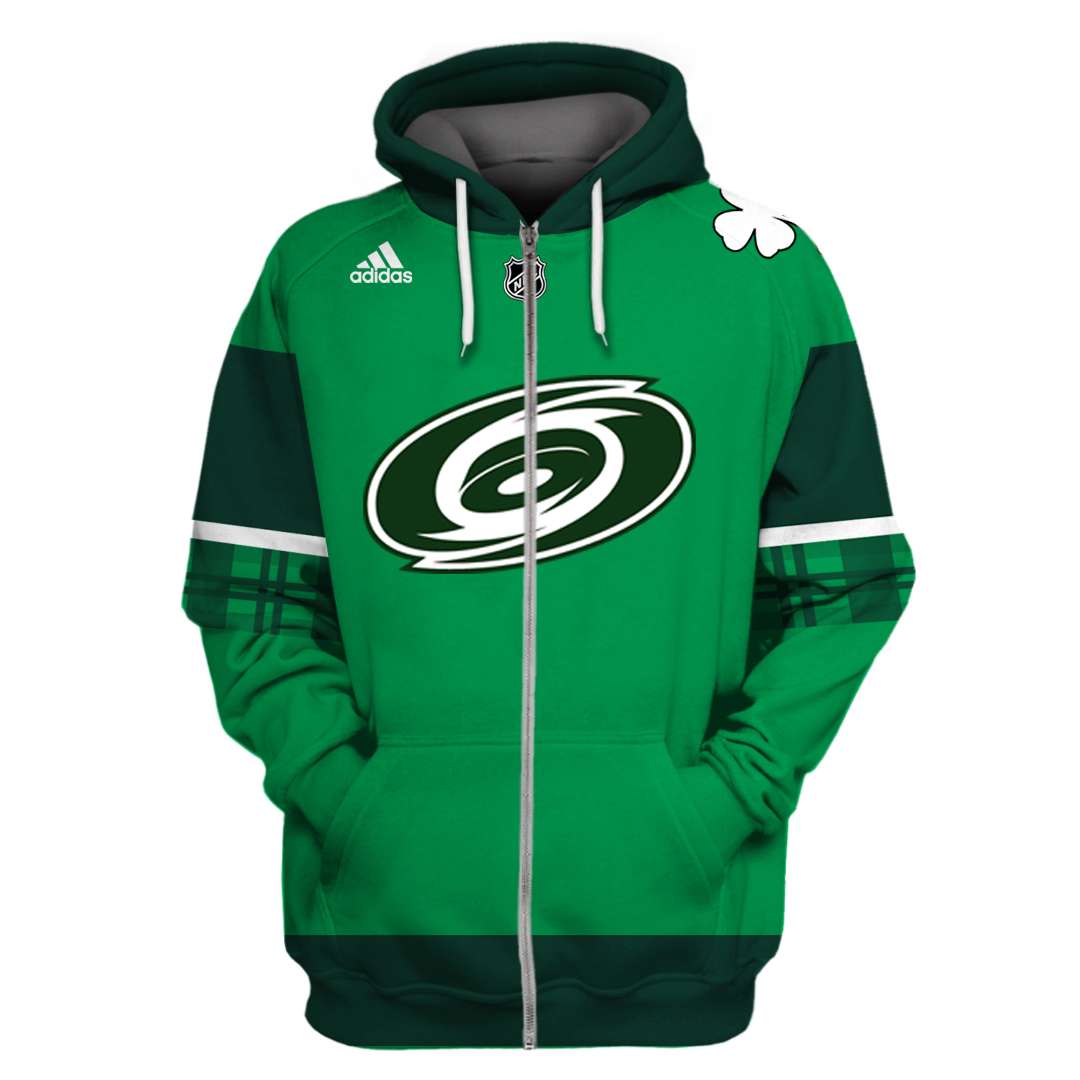 Personalized Carolina Hurricanes NHL 3d full printing zip hoodie