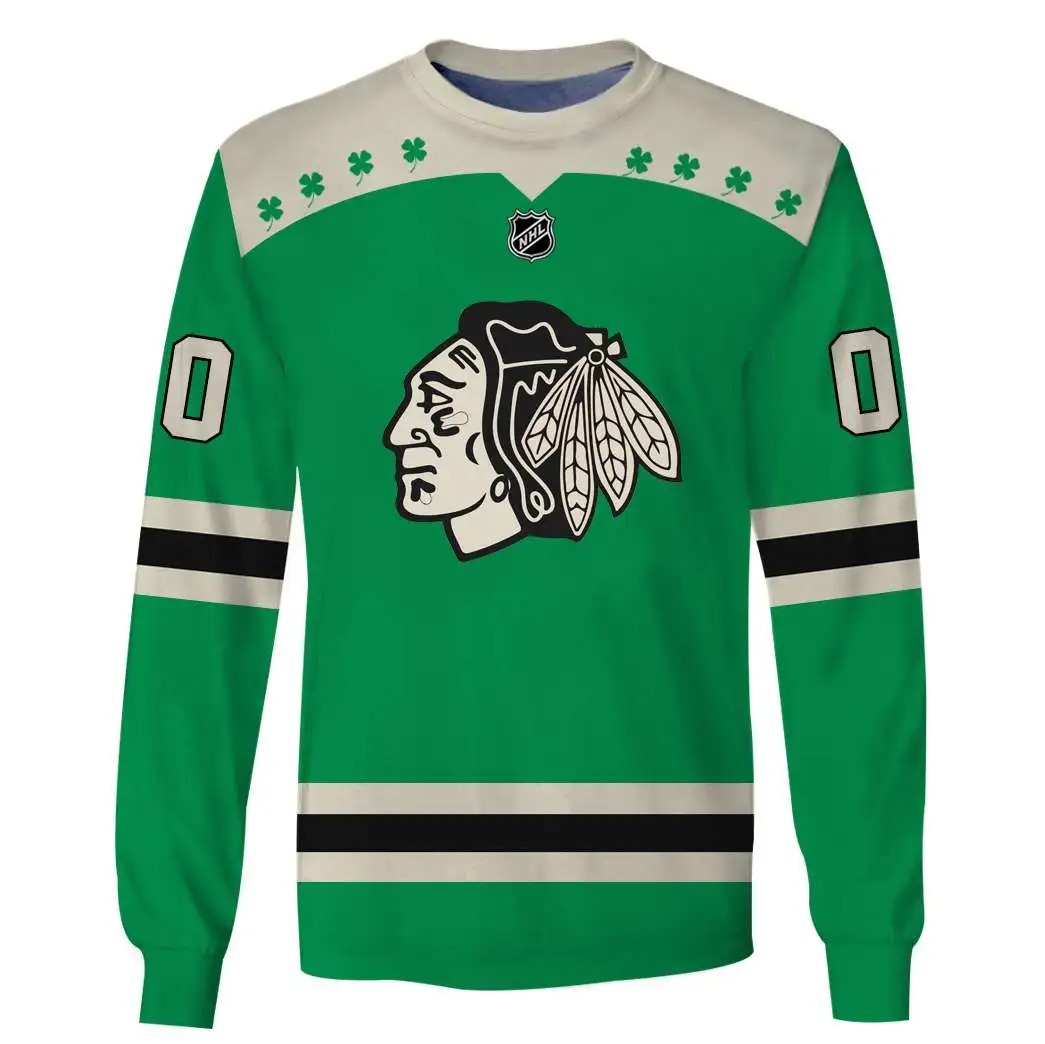 Personalized Chicago Blackhawks NHL 3d full printing hoodie