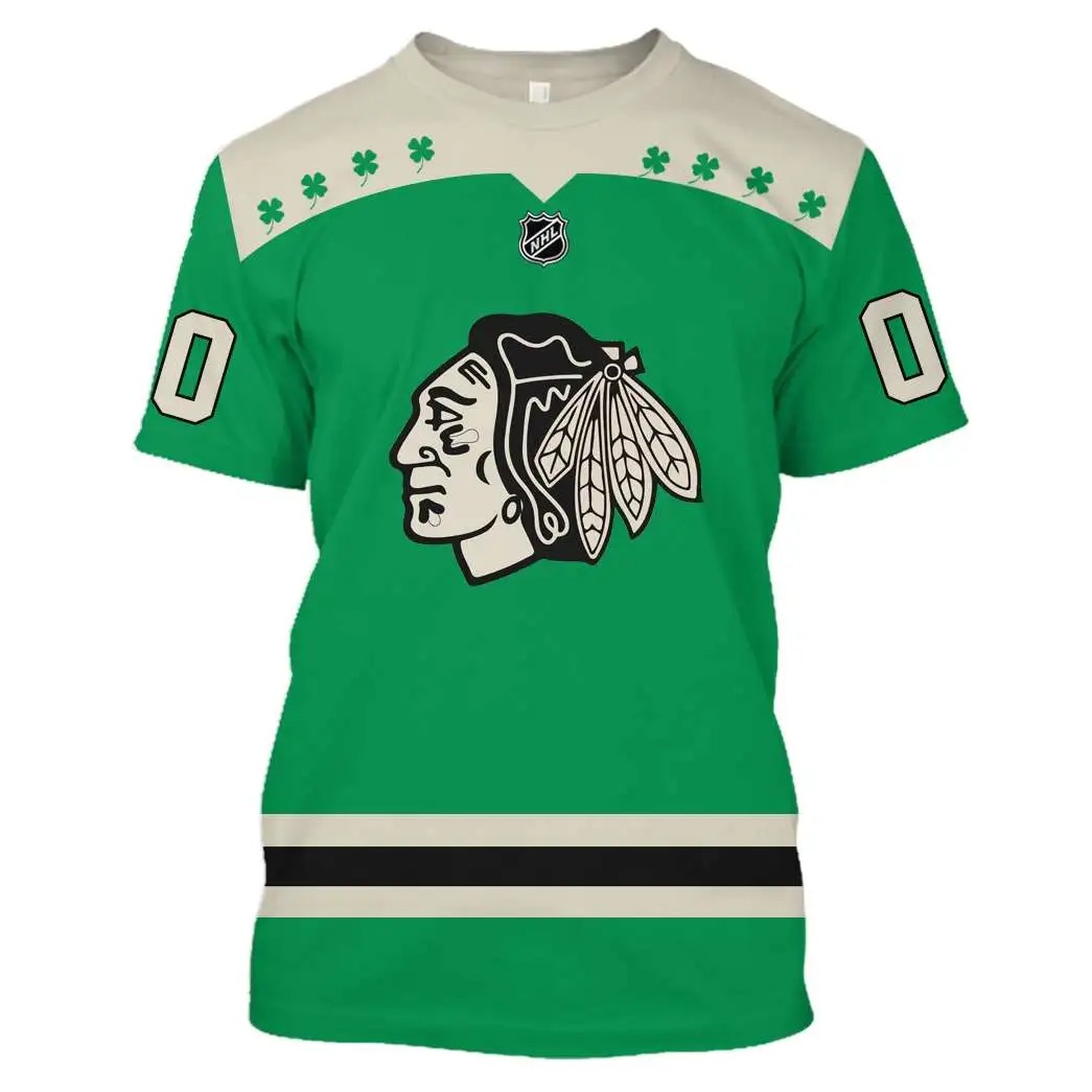 Personalized Chicago Blackhawks NHL 3d full printing shirt