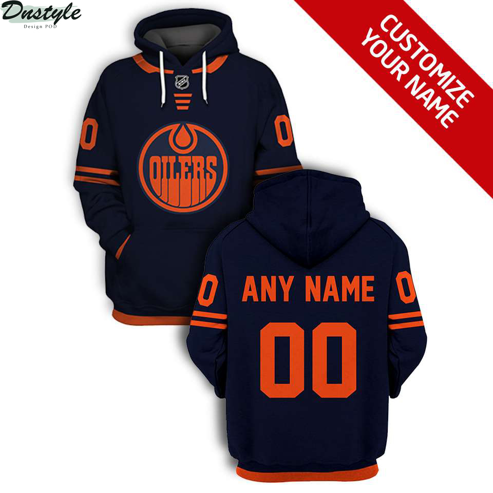 Personalized Edmonton Oilers NHL 3d full printing hoodie