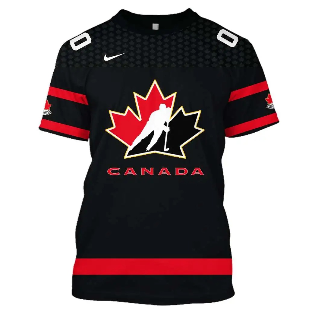 Personalized Hockey Canada 3d full printing shirt