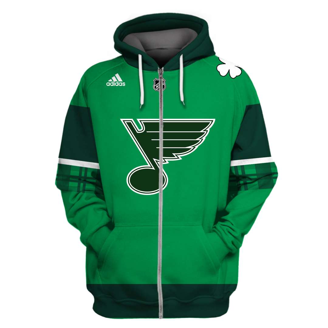 Personalized aSt. Louis Blues NHL 3d full printing zip hoodie