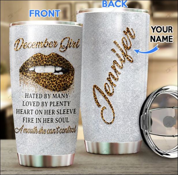 Personalized december girl hated by many loved by plenty tumbler