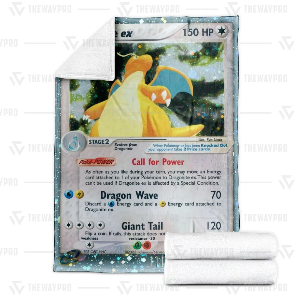 Pokemon Dragonite EX fleece blanket 2
