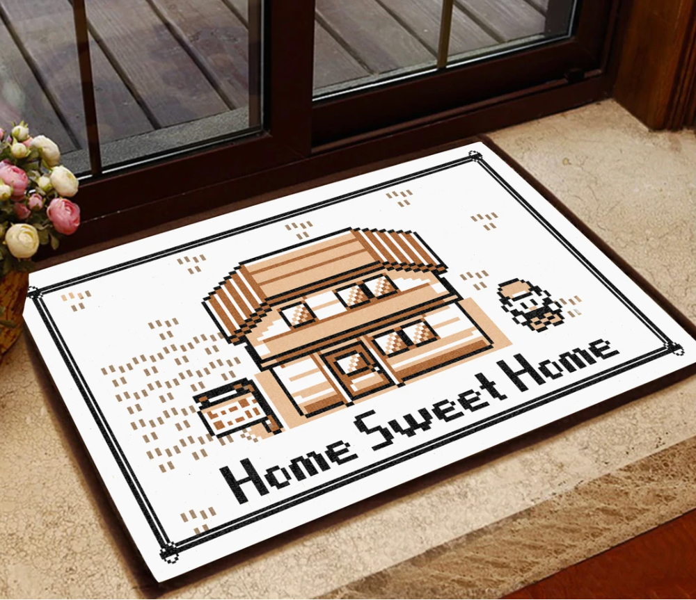 Pokemon game home sweet home doormat