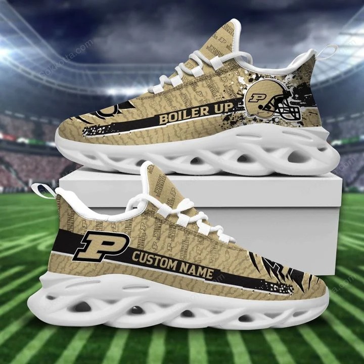 Purdue boilermakers NCAA personalized max soul shoes 2