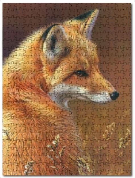 Red fox Art jigsaw puzzles