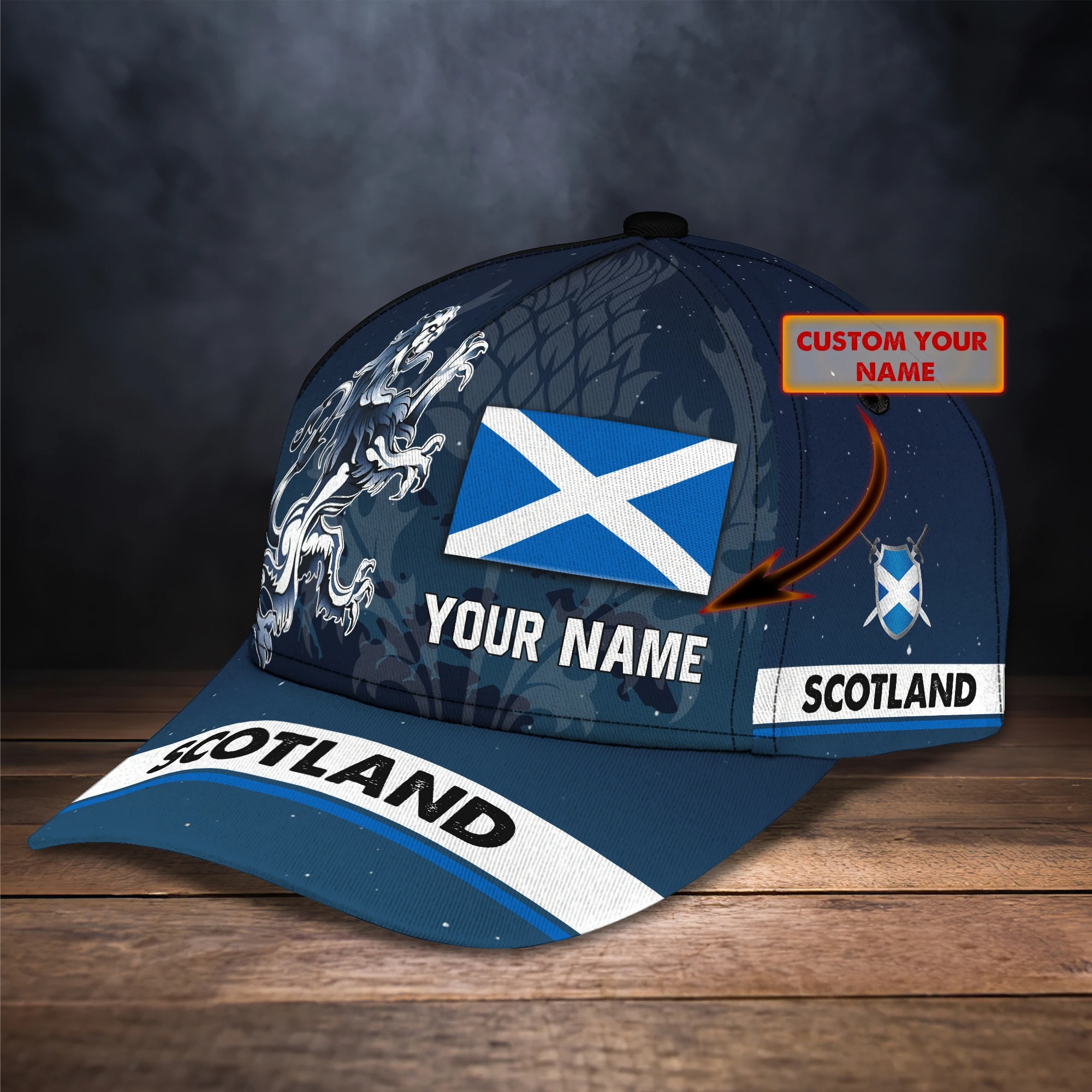 Scotland personalized name cap 1