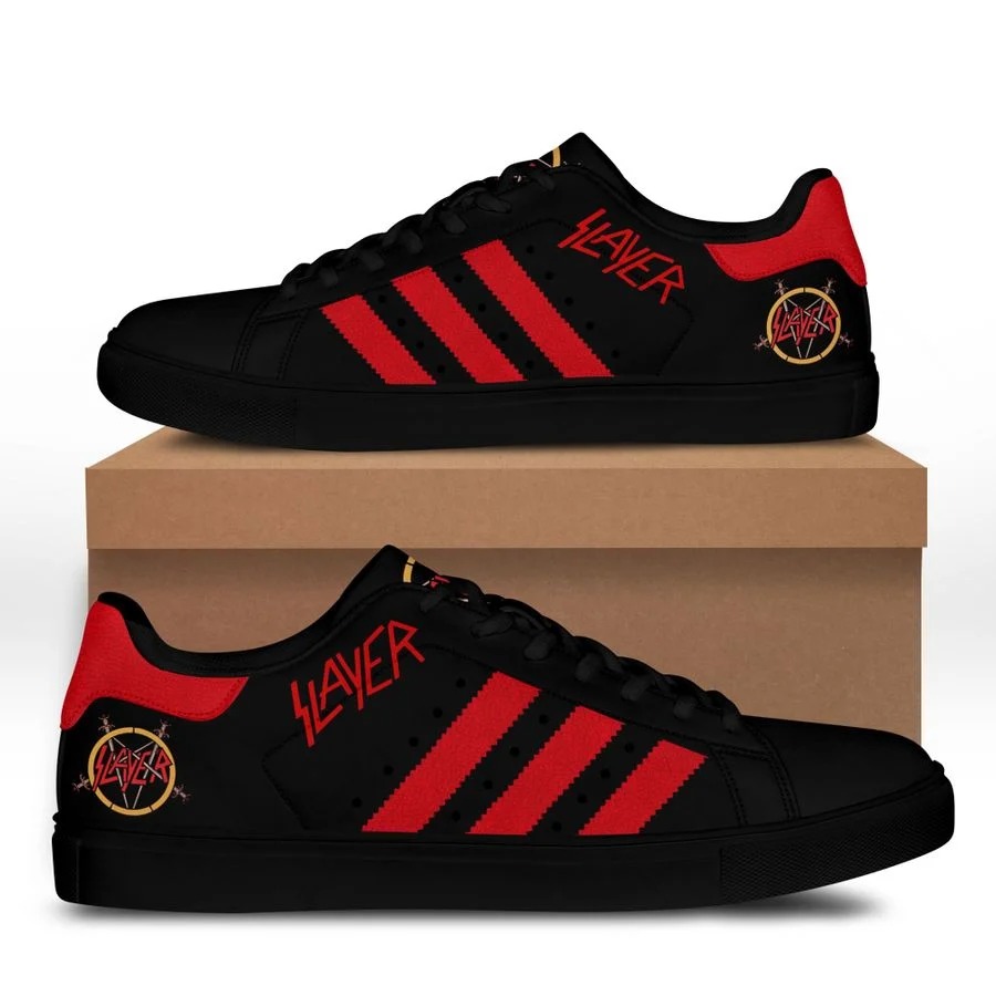 Slayer stan smith low top shoes 3