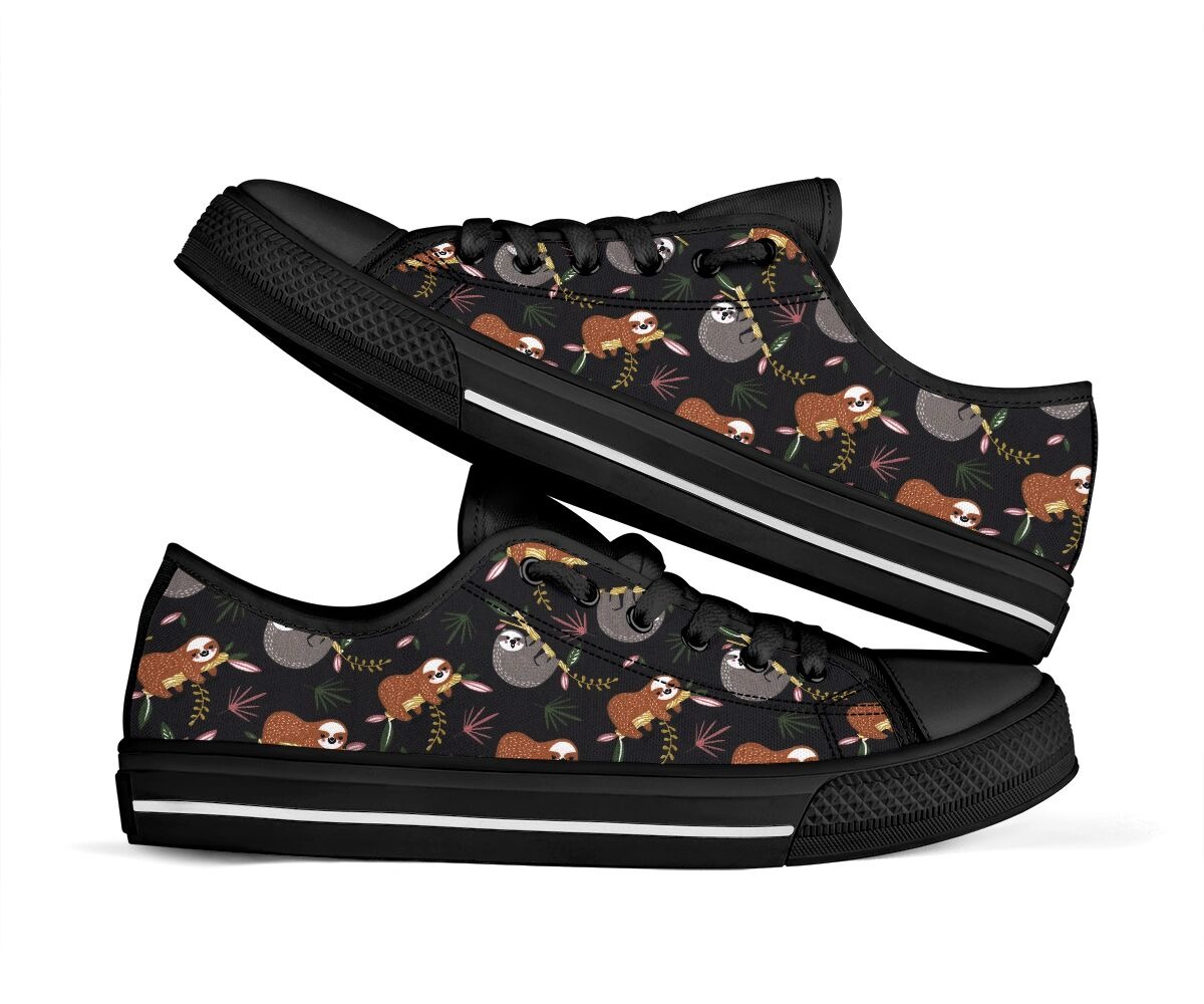 Sloth low top shoes 1