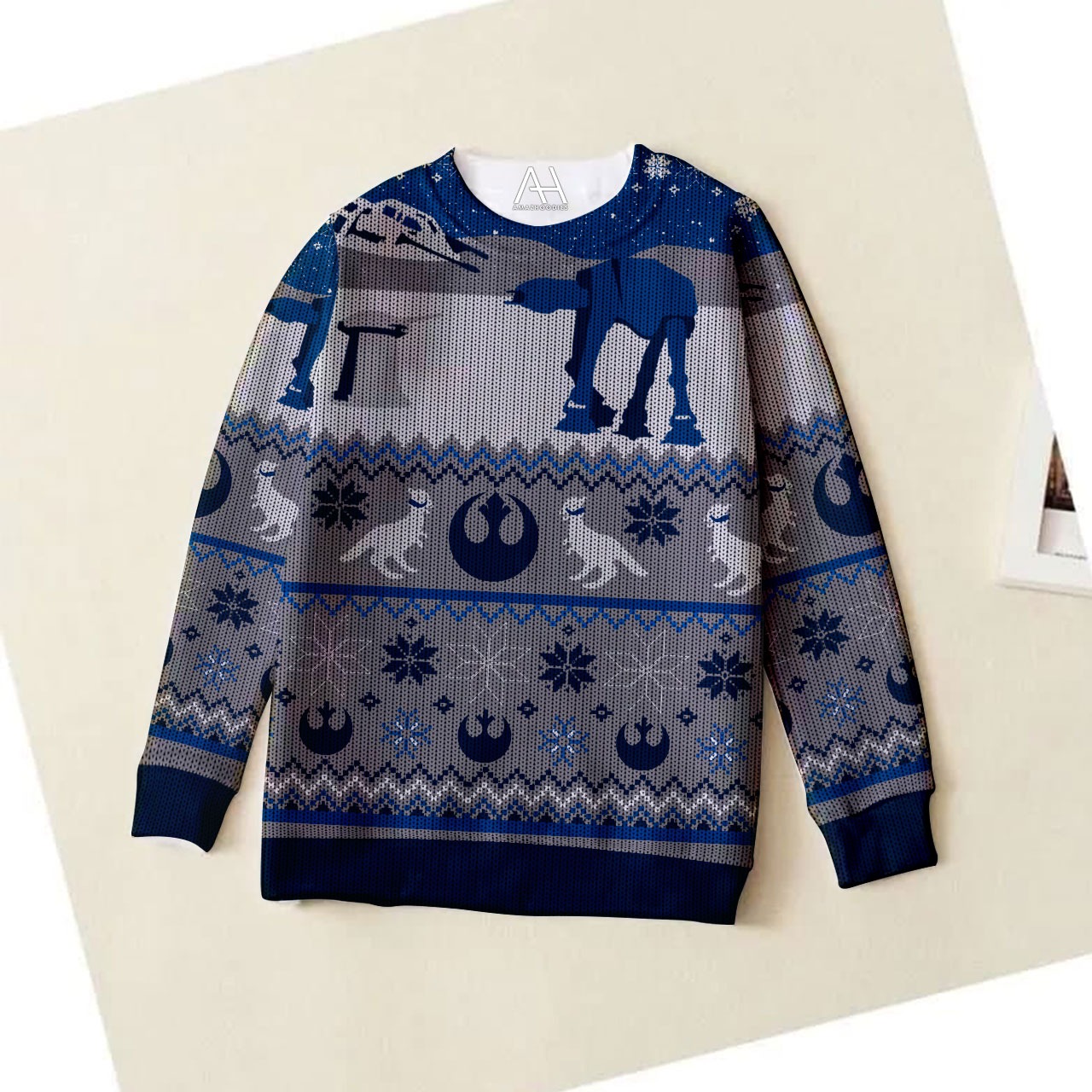 Star Wars AT-AT Walker Ugly Christmas Sweater 1