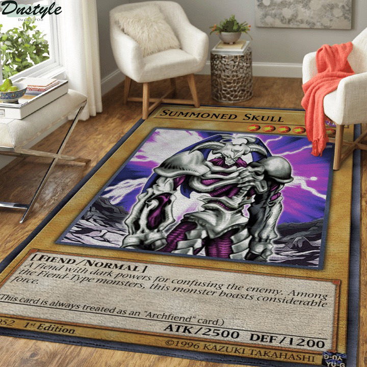 Summoned skull card rug
