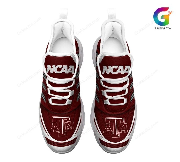 Texas a&m aggies NCAA personalized max soul shoes 2