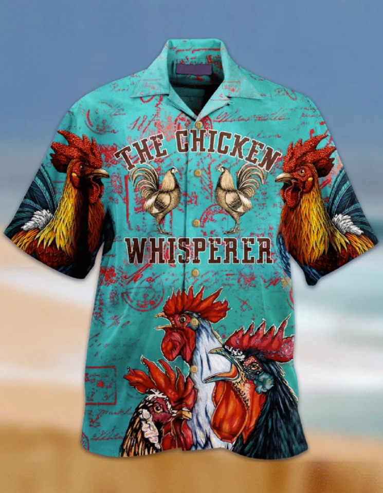 The chicken whisperer hawaiian shirt