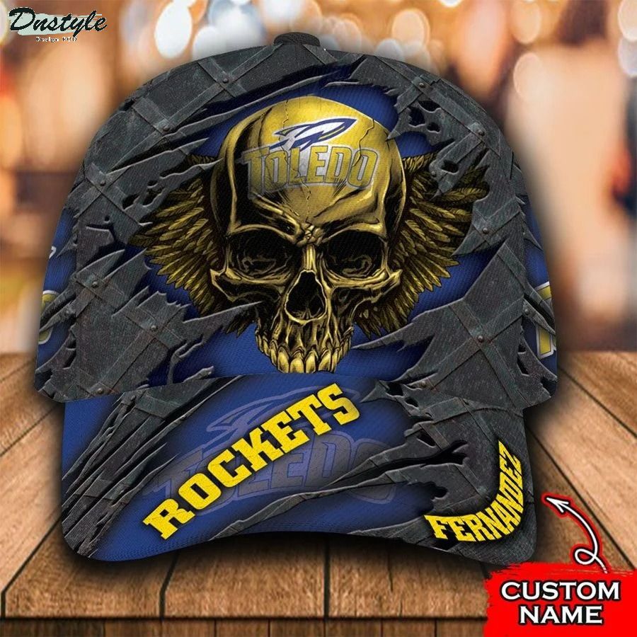 Toledo rockets skull NCAA Custom Name Classic Cap