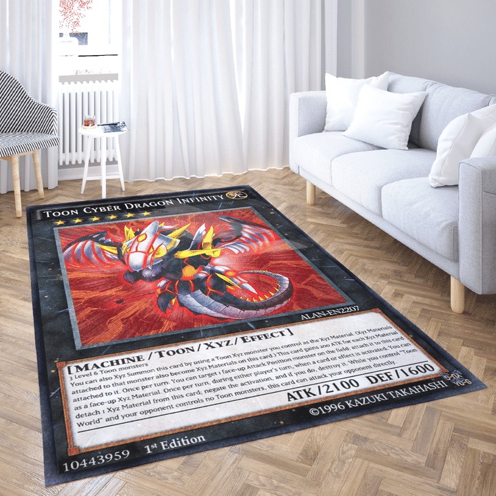 Toon cyber dragon infinity card rug 1