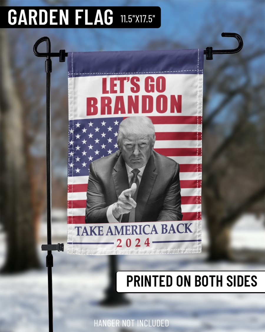 Trump let's go brandon take america back 2024 flag 1