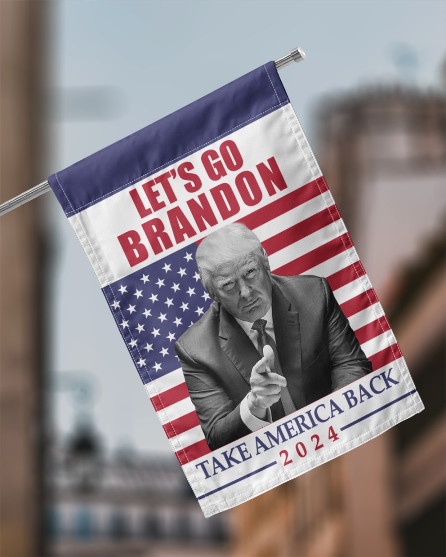 Trump let's go brandon take america back 2024 flag 3