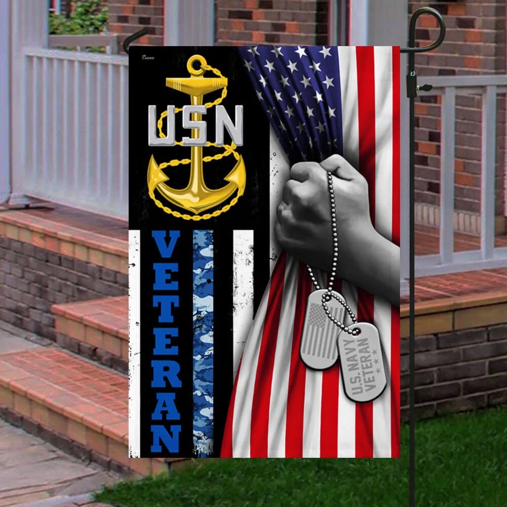 US Navy Veteran Flag 2