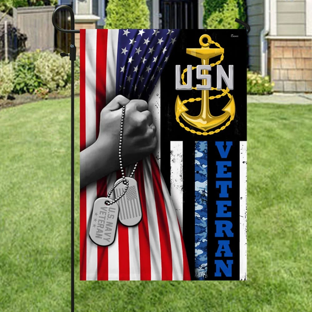 US Navy Veteran Flag 3