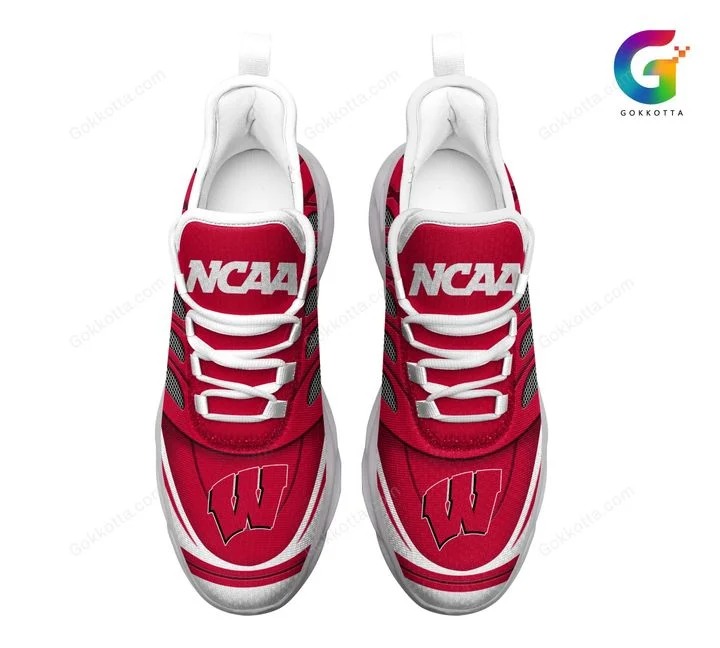 Wisconsin badgers NCAA personalized max soul shoes 2