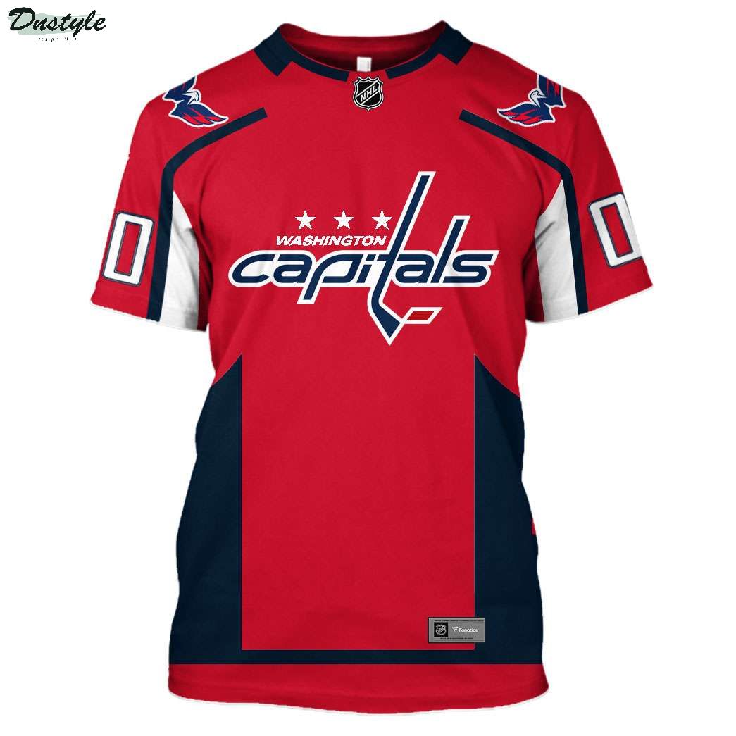 Personalized Washington Capitals NHL 3d full printing shirt