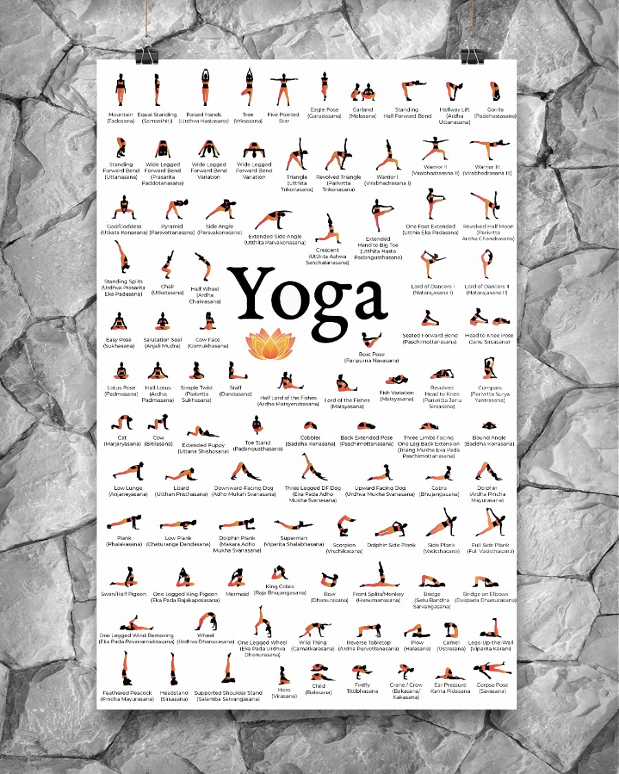 Yoga 150 poses your body wishes to practice poster 1