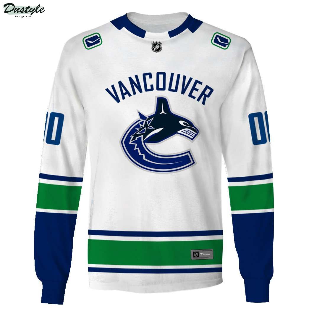 Personalized Vancouver Canucks NHL 3d full printing long sleeve