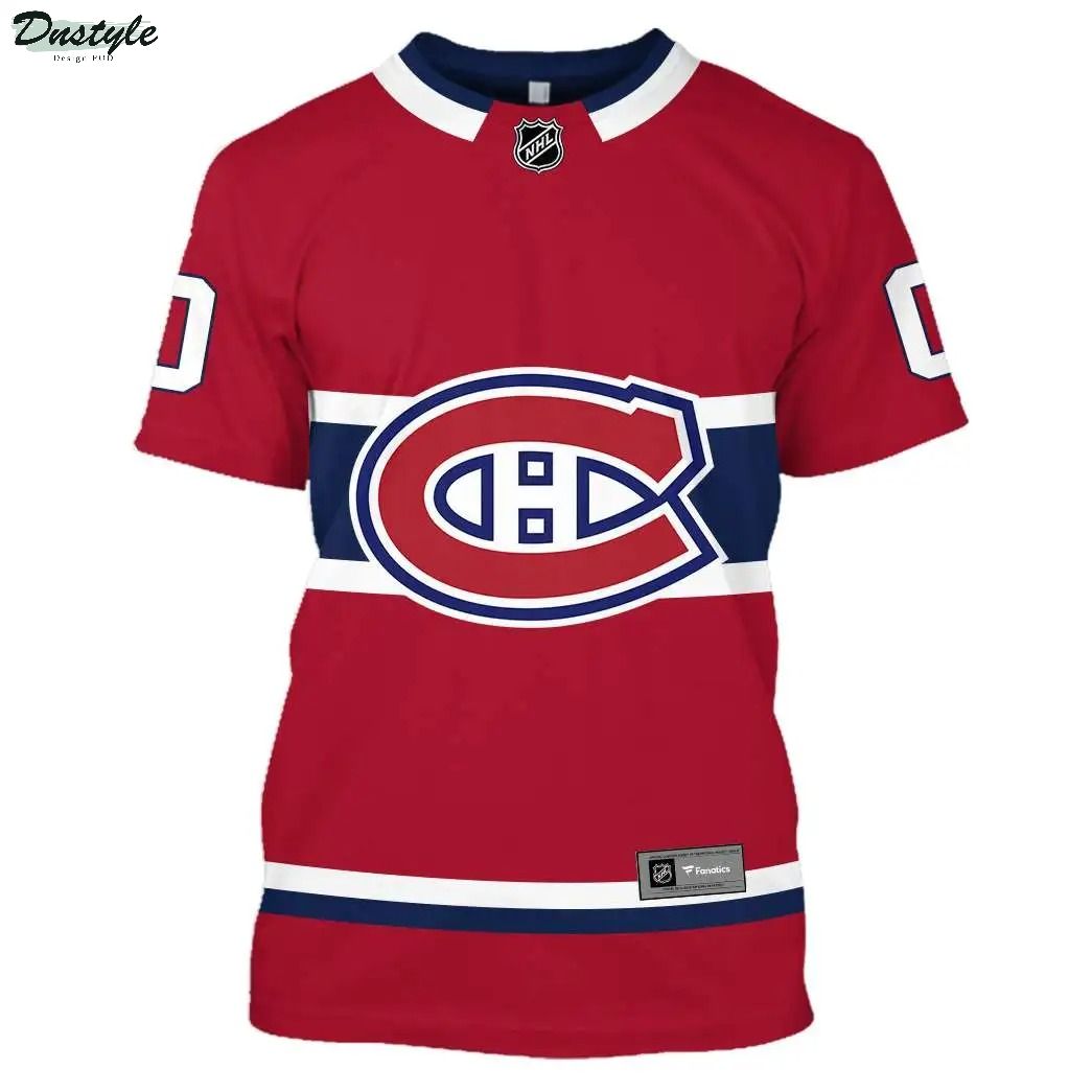 Personalized Montreal Canadiens NHL 3d full printing shirt
