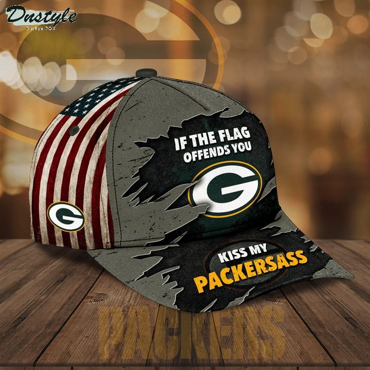 If the flag offends you kiss my Packersass hat cap 1
