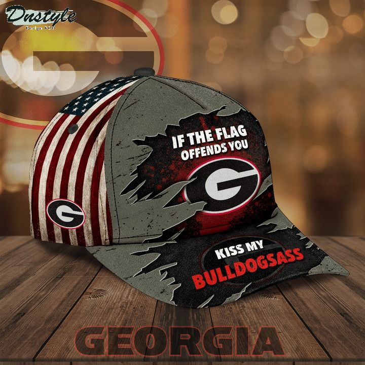 If the flag offends you kiss my Bulldogsass Georgia hat cap 1