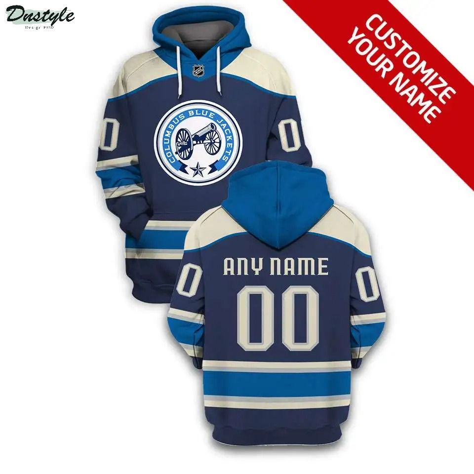 Personalized Columbus Blue Jackets NHL 3d full printing hoodie