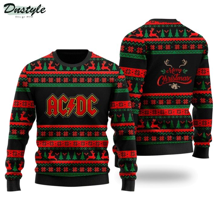 ACDC Rock Band Ugly Christmas Sweater