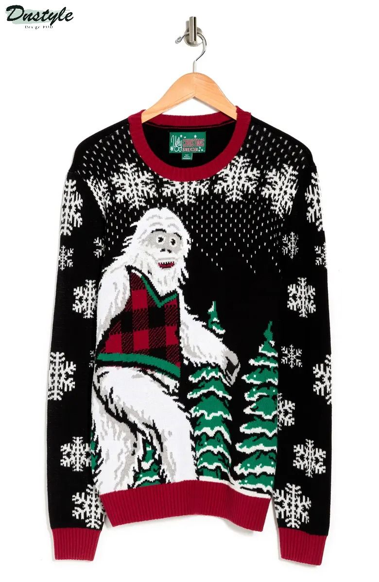 Abominable Snowman ugly christmas sweater 2